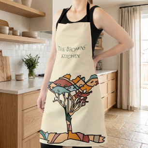 Tablier Cuisine de Famille sur Mesure Acacia Bohème Cadeau