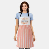 Tablier Cuisine de la bande de bracelet de grand-mère (Porté)