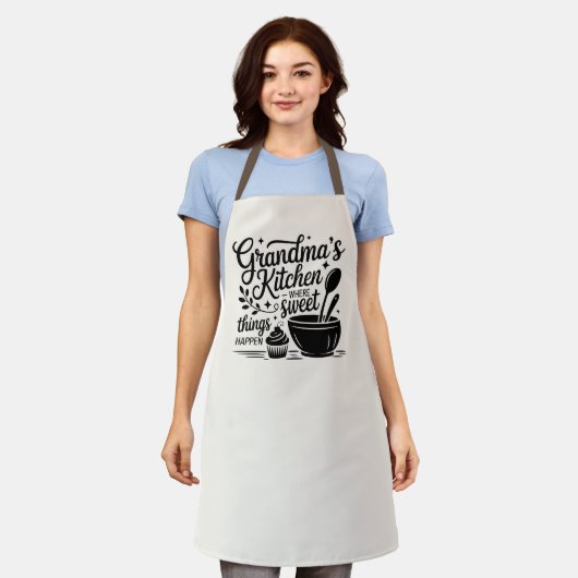 Tablier Cuisine de la grand-mère Cuisine (Porté)