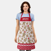 Tablier Cuisine de Noël biscuits cuite Apron de l'équipage (Porté)