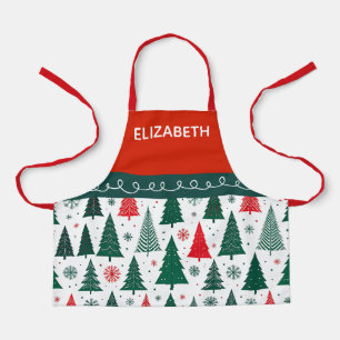 Tablier Cuisine de Noël personnalisée Festive pour enfants