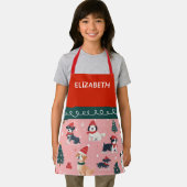 Tablier Cuisine de Noël personnalisée Festive pour enfants (Insitu)