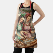 Tablier Cuisine de Noël Vintage Cookies (Insitu)