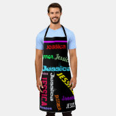 Tablier Cuisine de nom répétée ou d'artisanat Cadeau d'ann (Porté)