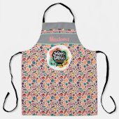 Tablier Cuisine d'été BBQ Grill Chaud Doodle (Recto)