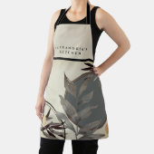 Tablier Cuisine du chef Terre Artistic Aquarelle feuille (Insitu)