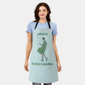Tablier Cuisine est pour Dancing Green Apron (Porté)