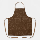 Tablier Cuisine et Cuisines Chef Brown Fun Baker (Recto)