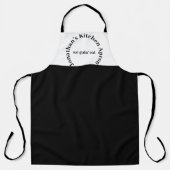 Tablier Cuisine et cuisson de nom personnalisé pour hommes (Recto)