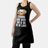 Tablier Cuisine faite avec soin est un acte d'amour (Insitu)