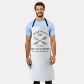 Tablier Cuisine familiale Papa BBQ Grill Chef N'importe qu (Porté)
