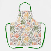 Tablier Cuisine Garden Motif végétal (Recto)