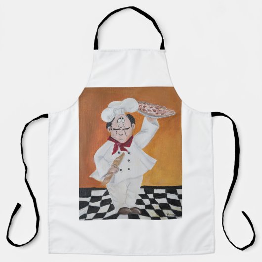 tablier cuisine graisse chef design homme ou femme (Recto)