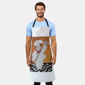 tablier cuisine graisse chef design homme ou femme (Porté)