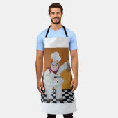 tablier cuisine graisse petit chef pour homme ou f (Porté)