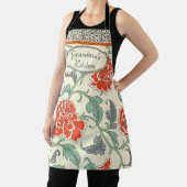 Tablier Cuisine grand-mère personnalisée Fleur japonaise (Insitu)