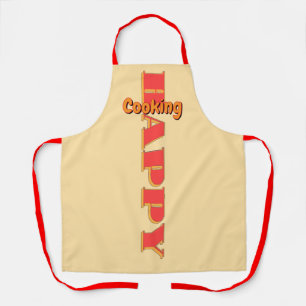 Tablier Cuisine Heureuse Chef Beige
