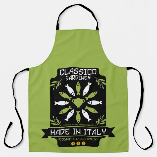 Tablier Cuisine italienne (Recto)