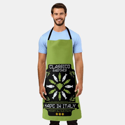 Tablier Cuisine italienne (Porté)