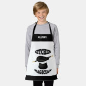 Tablier Cuisine Magicien Chef Cuisinier Enfants personnali (Porté)