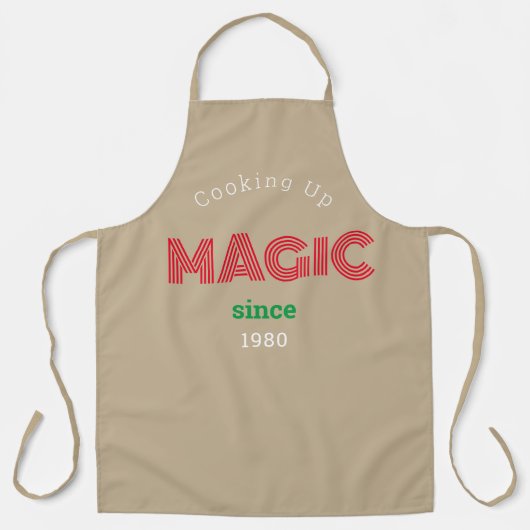 Tablier Cuisine Magie depuis (Recto)