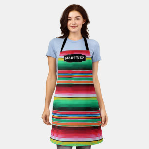Tablier Cuisine mexicaine personnalisée Serape espagnol p