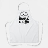 Tablier Cuisine moderne Nana Grandmas Anniversaire Cuisine (Recto)