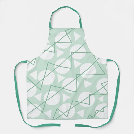 Tablier Cuisine Motif Géométrique Chevron Stripes (Recto)