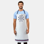 Tablier Cuisine nautique personnalisée (Porté)