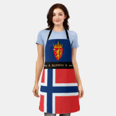 Tablier Cuisine Norvège & Norvège Drapeau Cuisine Chefs (Porté)