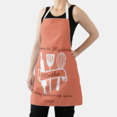 Tablier Cuisine personnalisée  (Insitu)