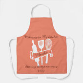 Tablier Cuisine personnalisée  (Recto)