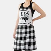 Tablier Cuisine personnalisée avec Buffle noir et blanc (Insitu)