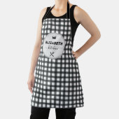 Tablier Cuisine personnalisée en forme de buffle gris et b (Insitu)