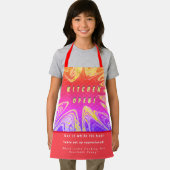 Tablier Cuisine personnalisée Ouverte + 3Commentaires Drôl (Insitu)