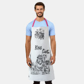 Tablier Cuisine pour Blueberry fond garçons Apron (Porté)