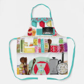 Tablier Cuisine rétro du milieu du siècle (Recto)