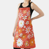 Tablier Cuisine rétro orangée 1960 (Insitu)