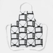 TABLIER CUISINE RÉTRO-TÉLÉVISION APRON (Recto)