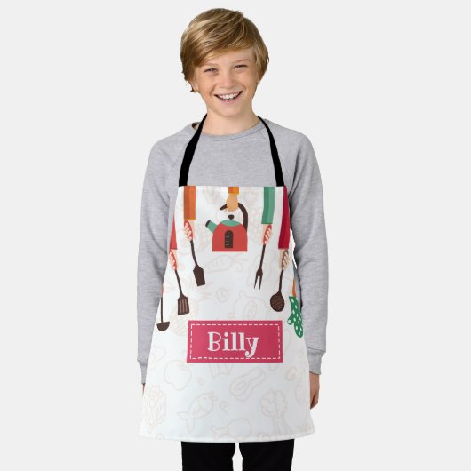 Tablier Cuisine Stuff Pink Apron (Porté)