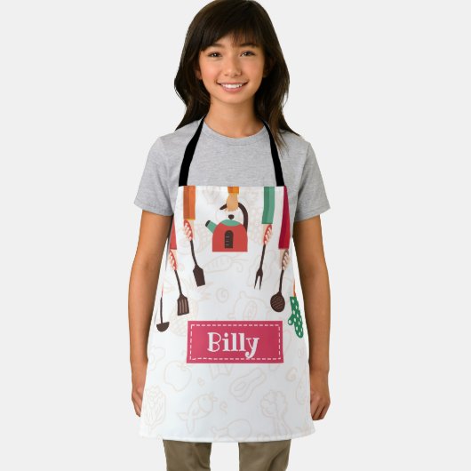 Tablier Cuisine Stuff Pink Apron (Insitu)