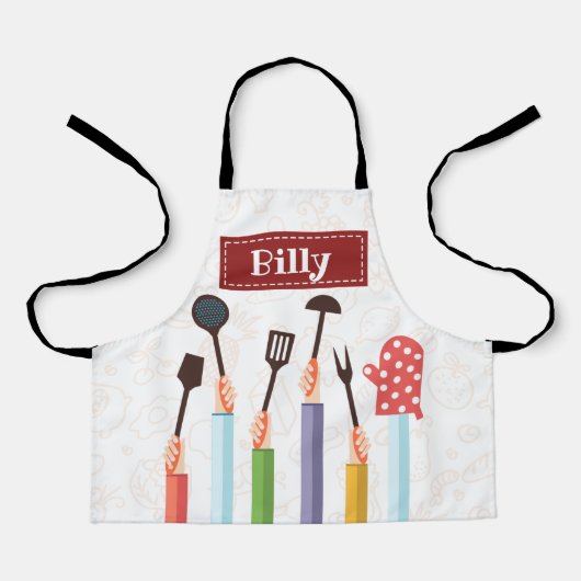 Tablier Cuisine Stuff Red Apron (Recto)