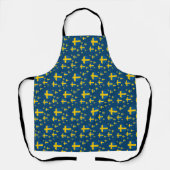 Tablier Cuisine Suède et Suède Drapeau Chefs cuisine Apron (Recto)