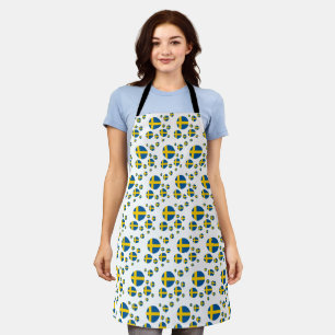 Tablier Cuisine Suède et Suède Drapeau Cuisine Chefs