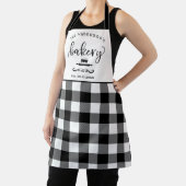 Tablier Cuisine sur mesure, boulangerie Buffalo Plaid (Insitu)