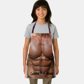 Tablier Cuisine Tout-En-Plan Avec Muscles - Saveur (Insitu)