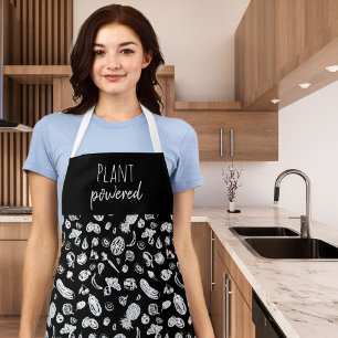 Tablier Cuisine Végétalienne Propulsée par les Plantes