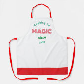 Tablier Cuisine vers le haut Magie depuis -white (Recto)