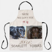 Tablier Cuisiner avec double amour (Recto)