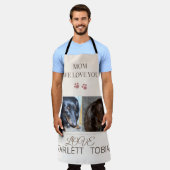Tablier Cuisiner avec double amour (Porté)